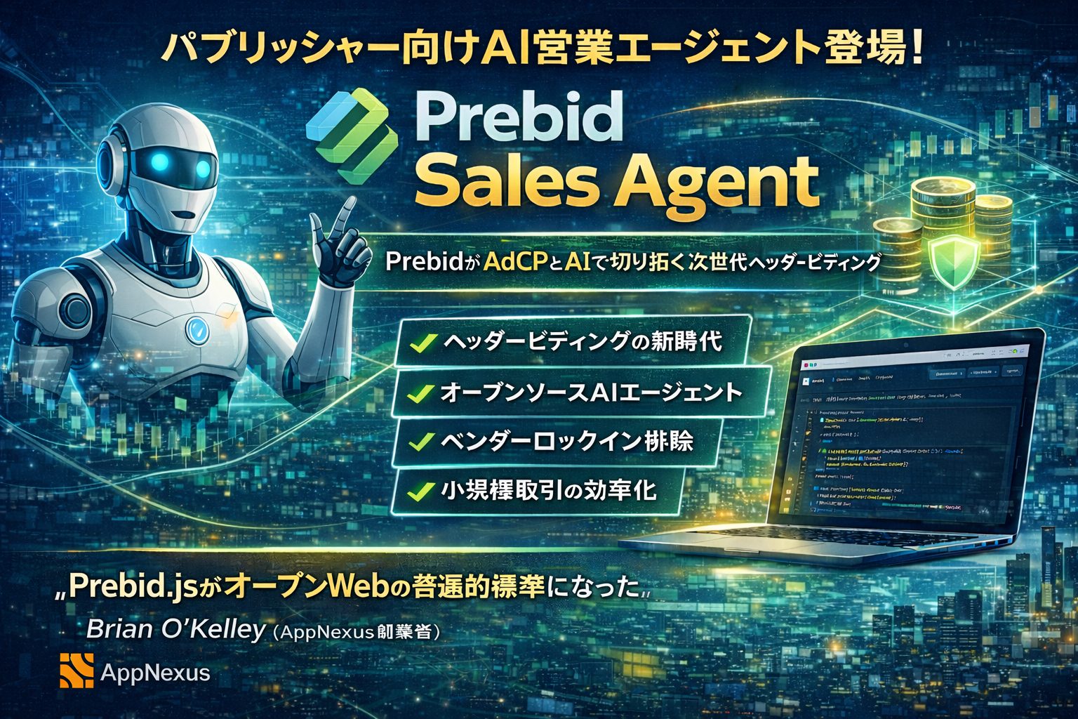 Prebid Sales Agentが登場：パブリッシャー向けAIエージェントで広告収益は変わるのか