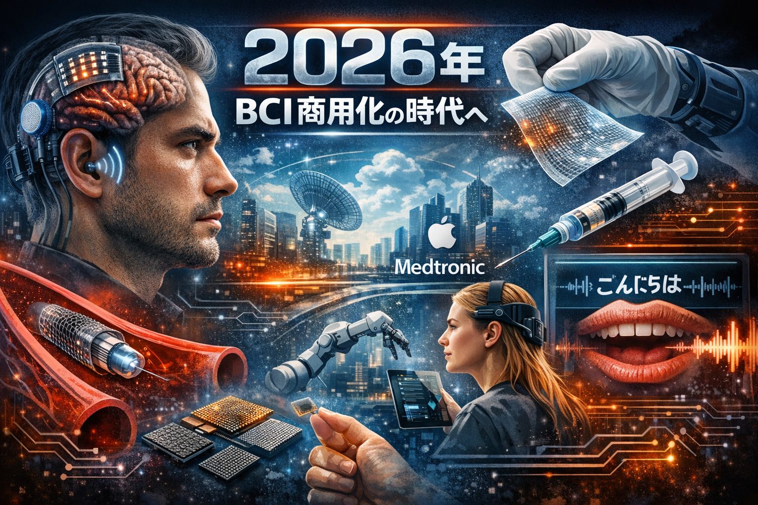 脳チップ商用化レース2026 - ニューラリンク以外の5社が仕掛ける逆転戦略